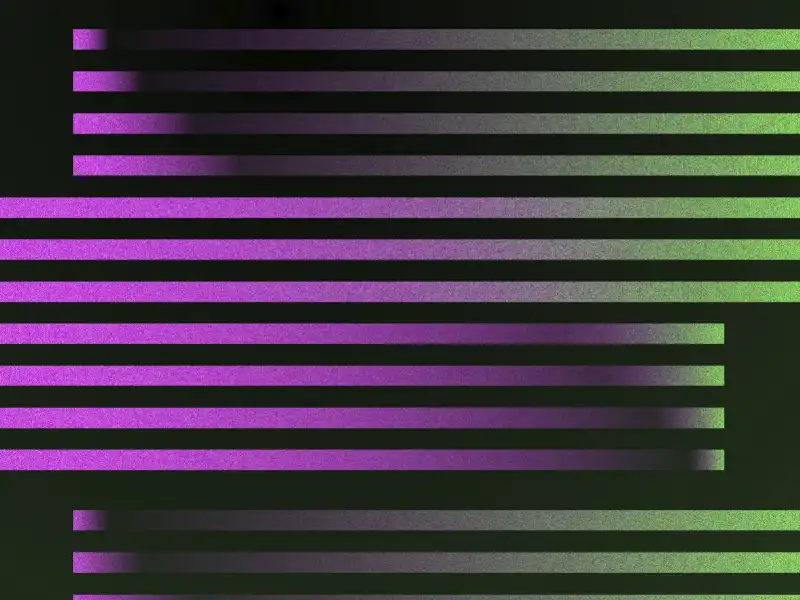 Barras verdes y magenta chatgpt banner
