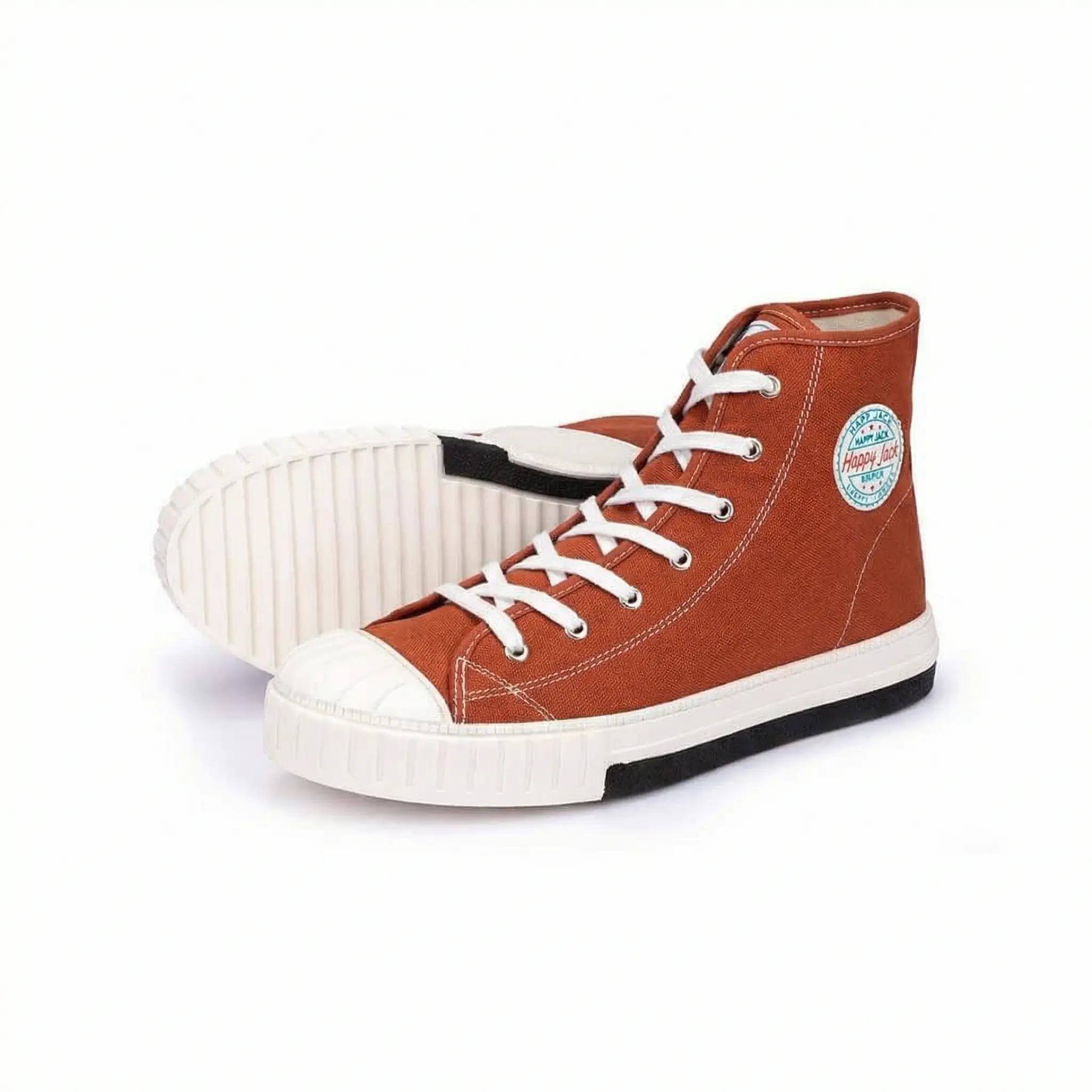 Variante Terracota / Óxido generada con IA - zapatilla premium en tono cálido