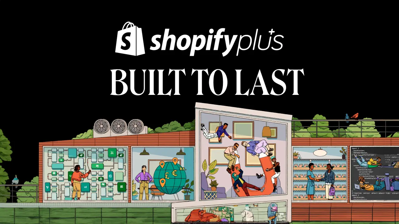 Shopify plus winter edition logo banner