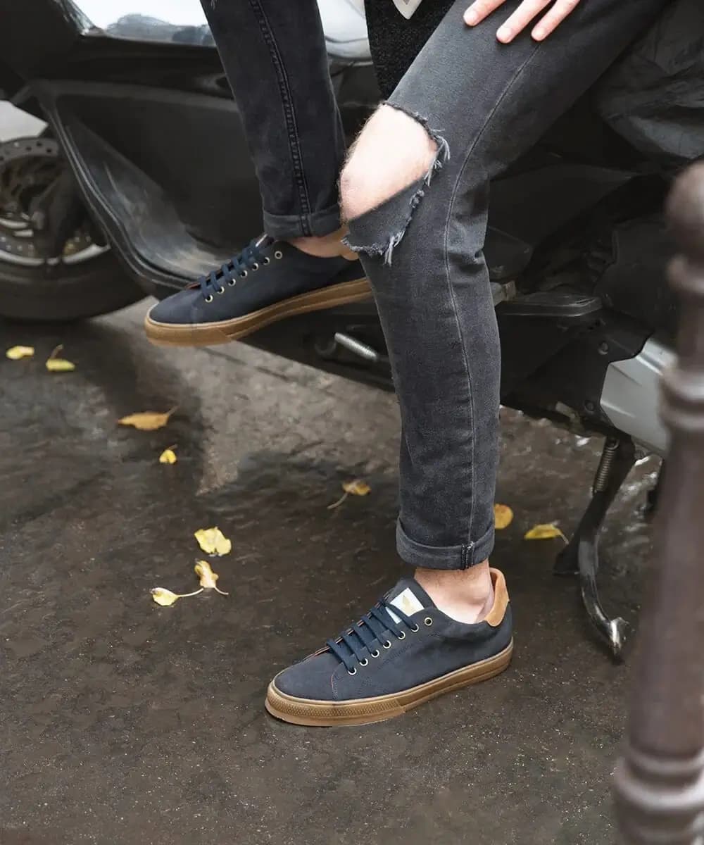 Zapatillas Happy Luck azul marino - Imagen original de producto