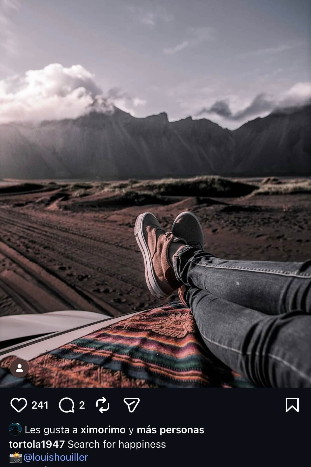 Colaboración Instagram con Louis Houiller - Tórtola 1947