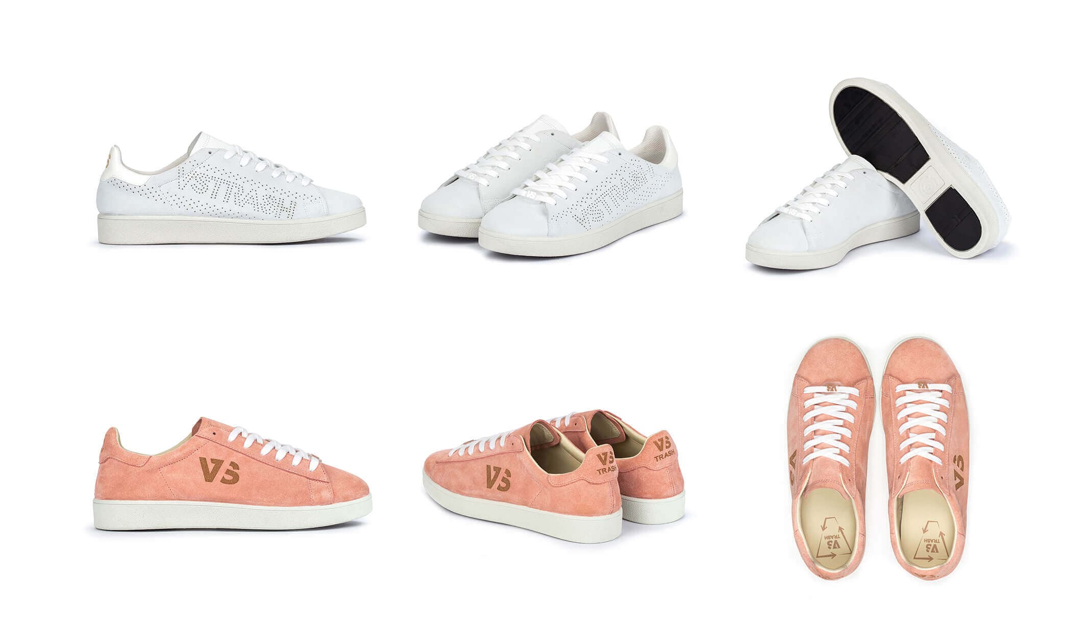 Fotografía de producto VSTRASH - colección de zapatillas sostenibles